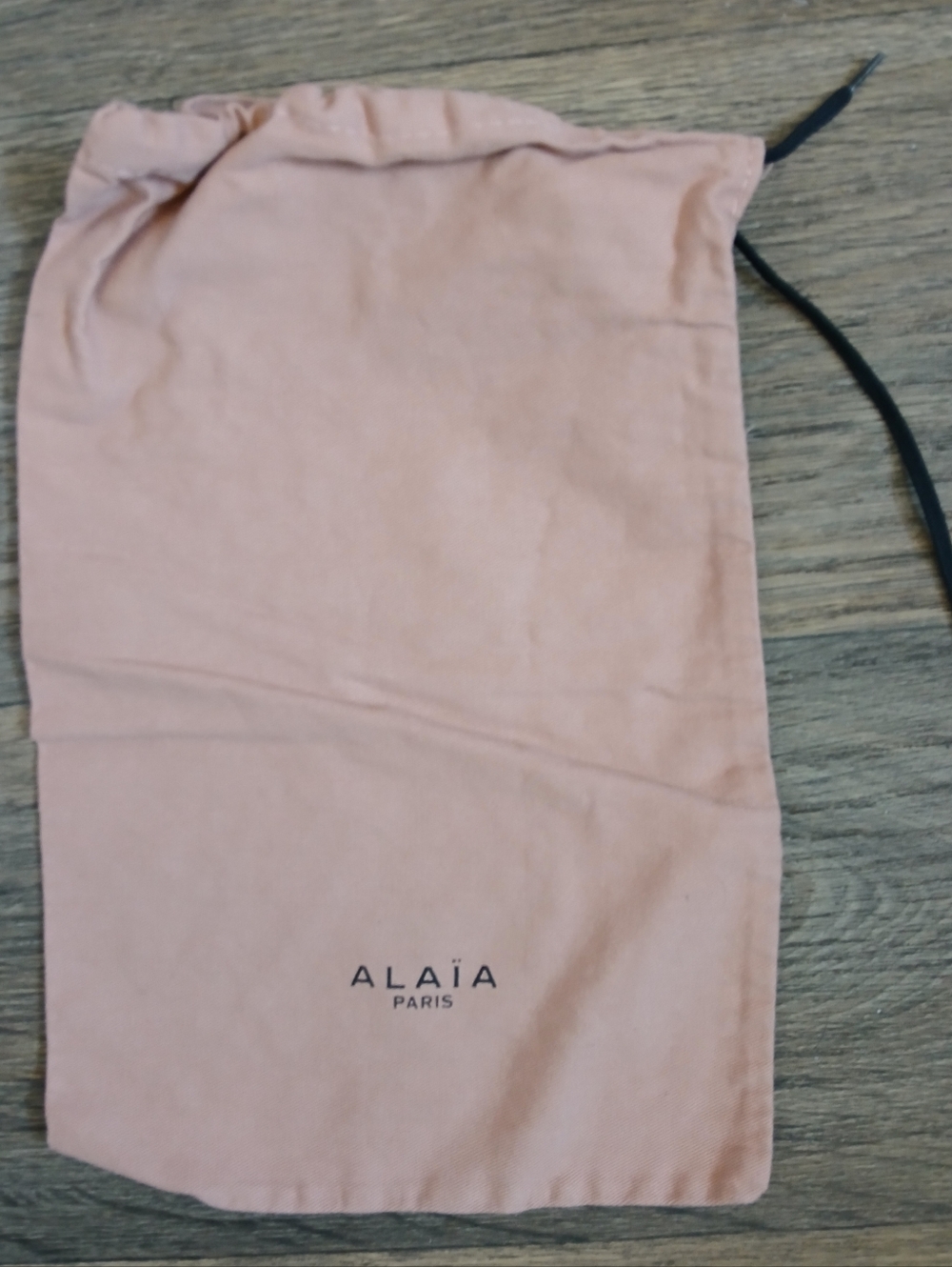 Alaia Paris Drawstring Bag.